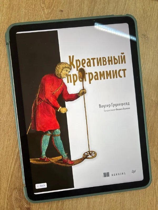 Обложка книги «Креативный программист» Ваутера Грунефелда